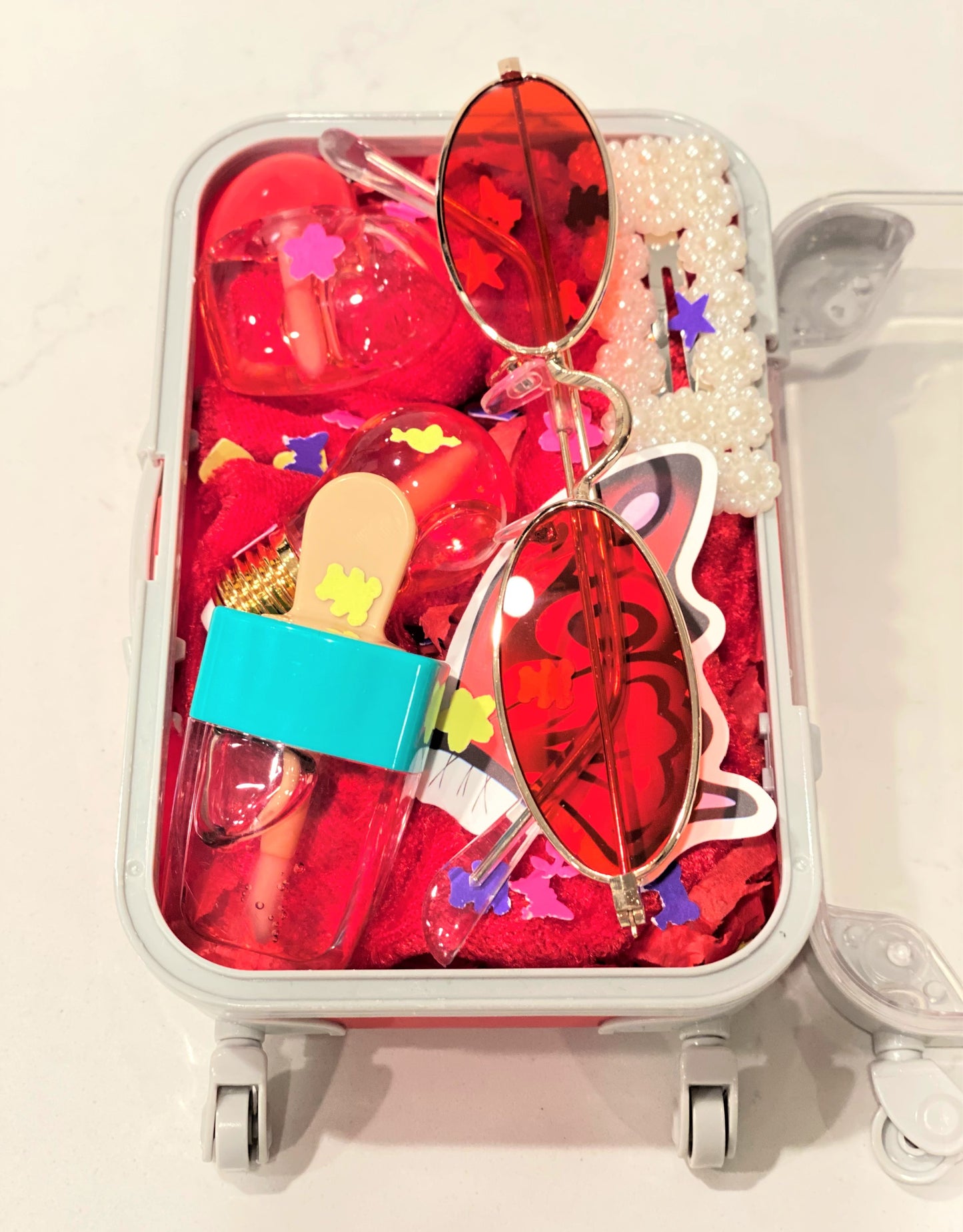 Lip Gloss Luggage - Red