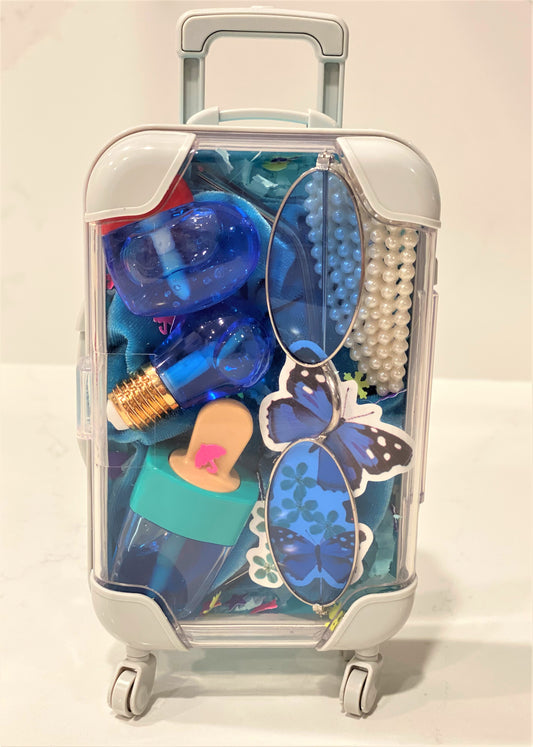 Lip Gloss Luggage - Blue