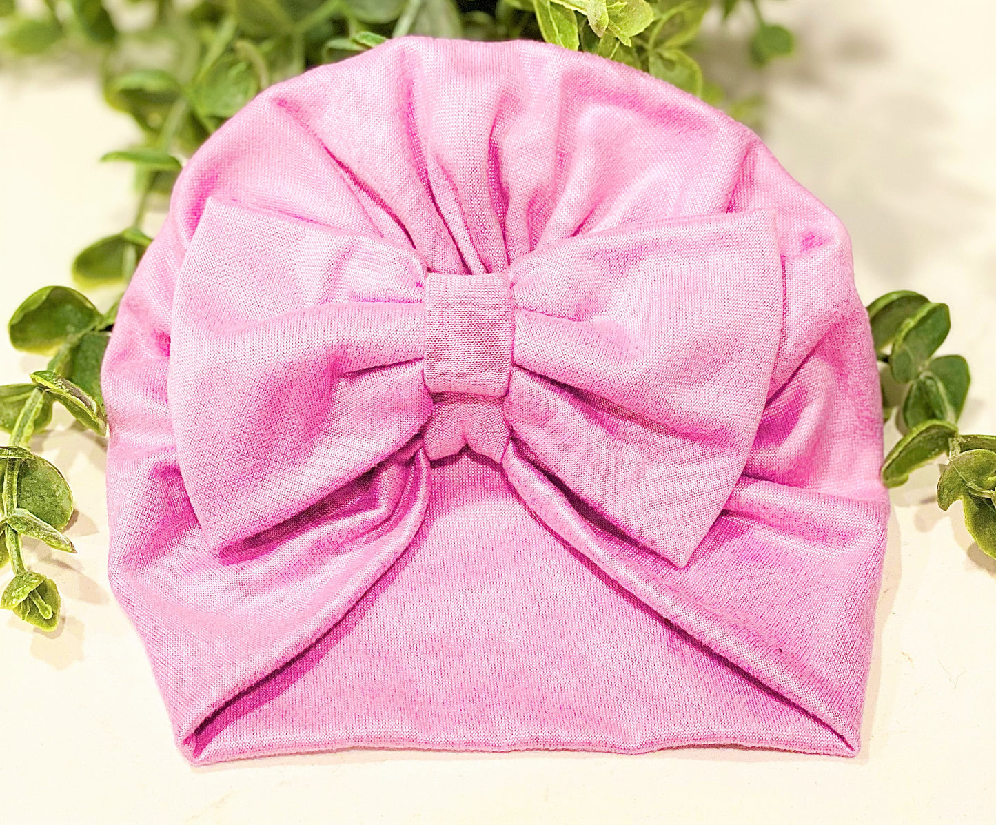 Bow Baby Beanie - Cotton