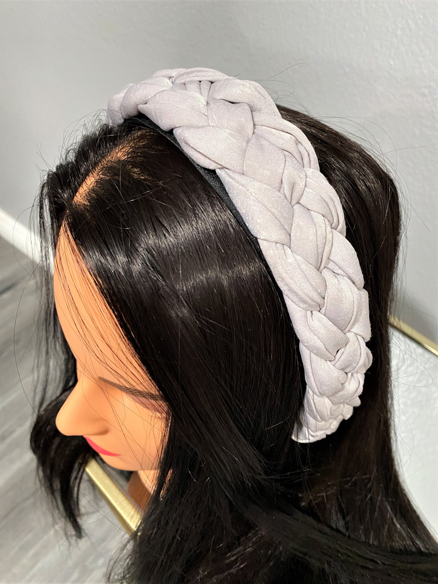 Grey Braid - Headband